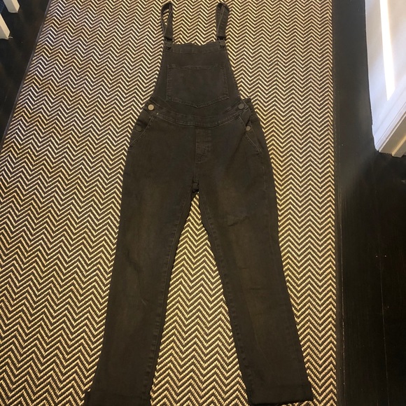 BDG Black Overalls - Picture 1 of 3